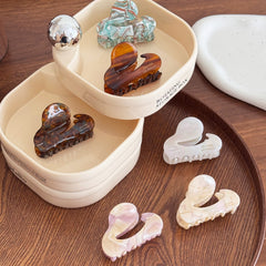 French Chic Acetate Hair Claw Clips