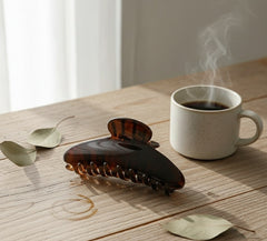 Parisian Flair Acetate Hair Clips - One-Piece Clip