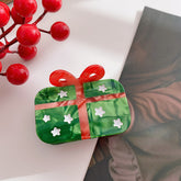 Christmas Gift Box Claw Clip