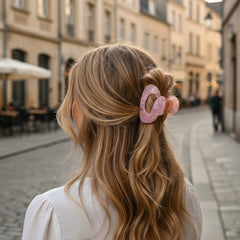 Trendy Shell-Shaped Acetate Mini Hair Clips