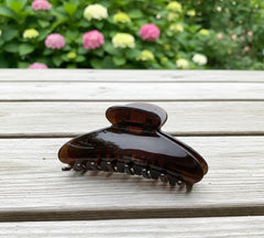 Parisian Flair Acetate Hair Clips - One-Piece Clip