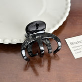 Trendy Acetate Hair Clamps - Black Claw
