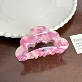 Trendy Acetate Hair Clamps - Hollow Clip