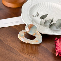 Trendy Shell-Shaped Acetate Mini Hair Clips
