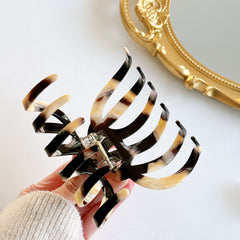 Vintage Acetate Pumpkin Hair Claw