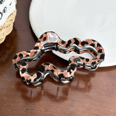Vintage-Inspired Leopard Hair Clamp Set - Cloud Clamp