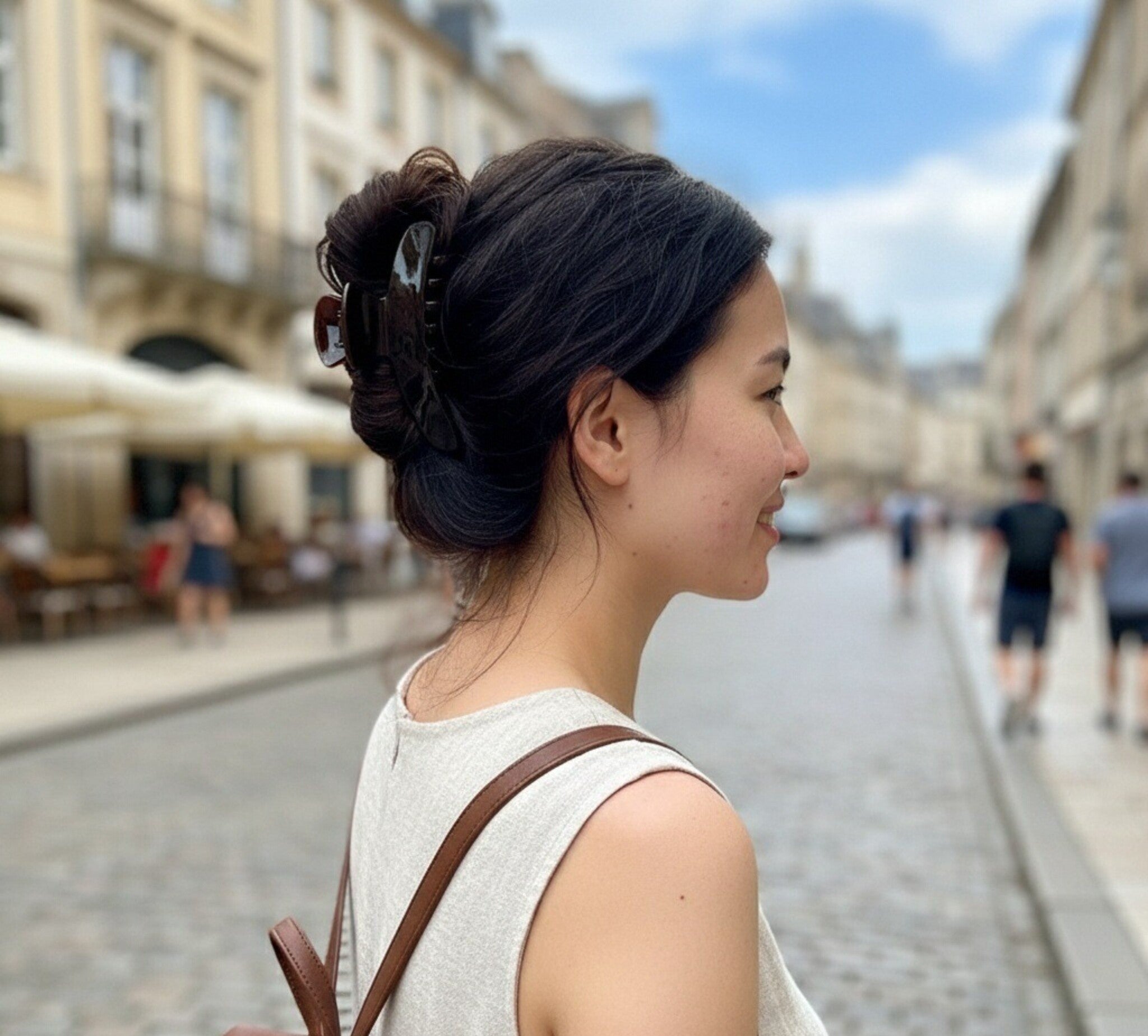 Parisian Flair Acetate Hair Clips - Hanger Style Clip