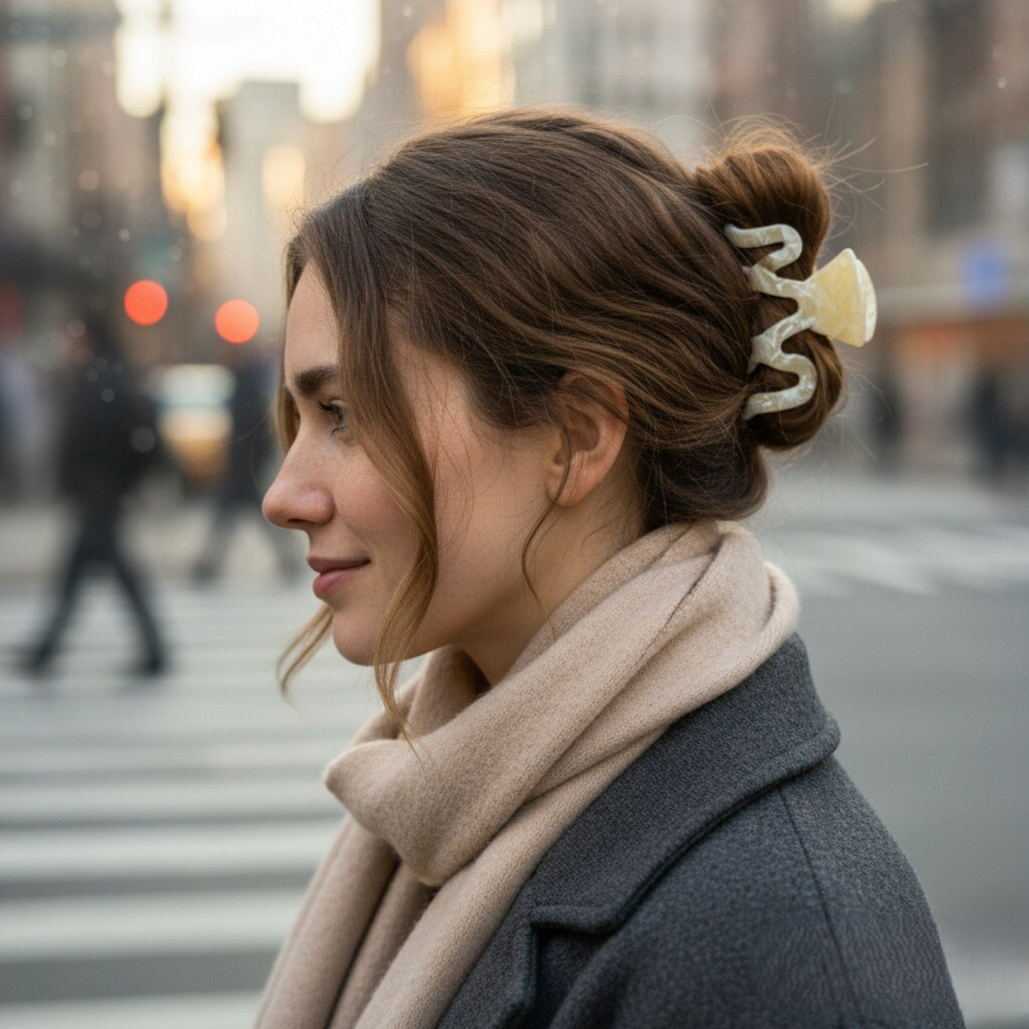 Trendy Acetate Hair Clamps - M Claw