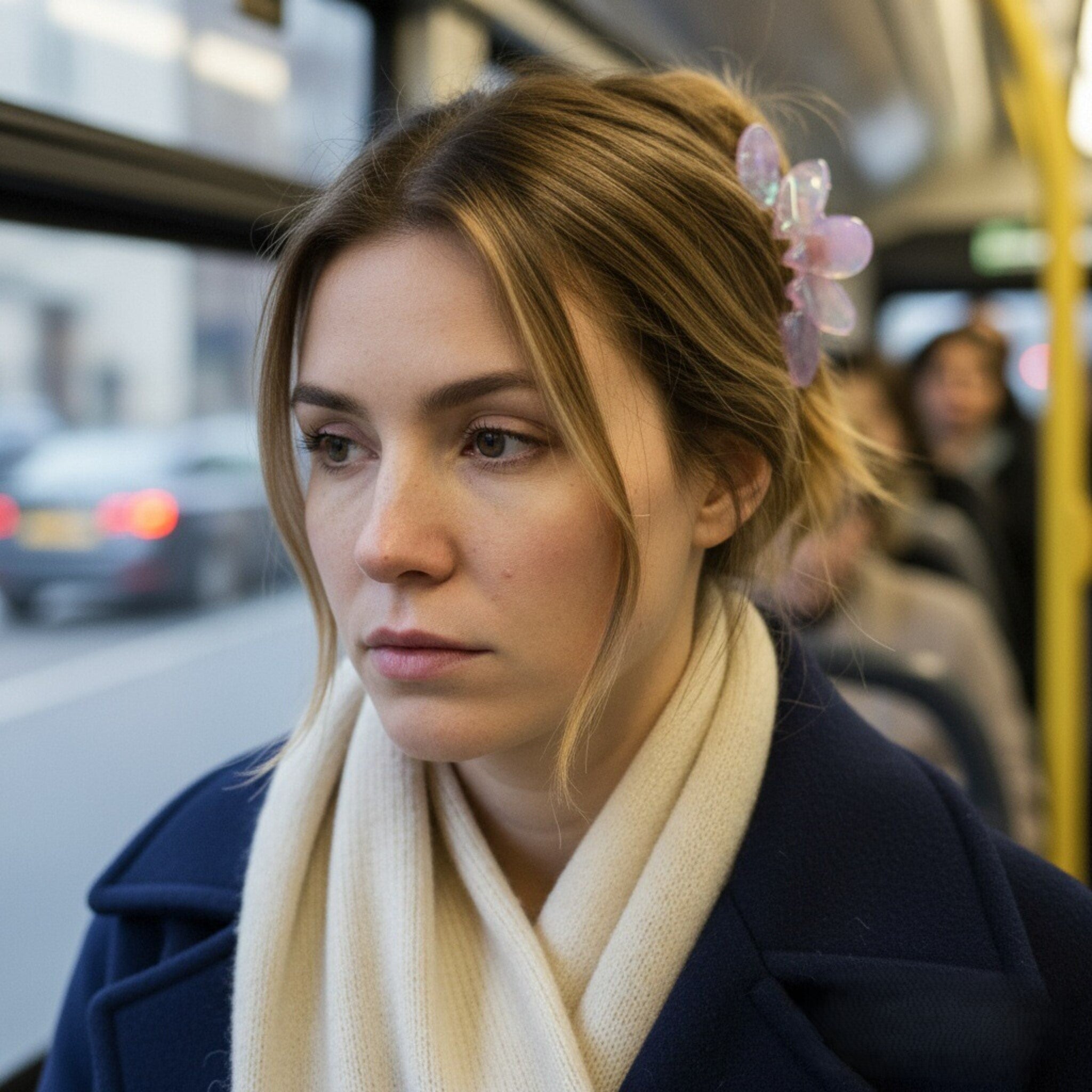 Trendy Acetate Hair Clamps - Petal