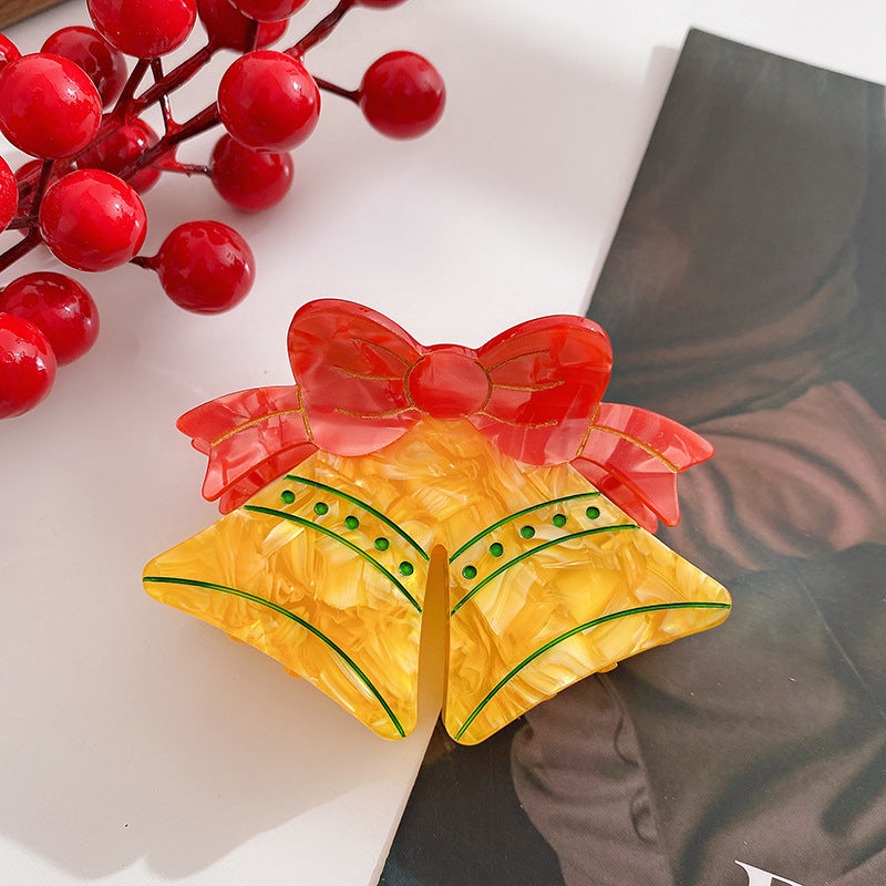 Christmas Jingle-Bell Claw Clip