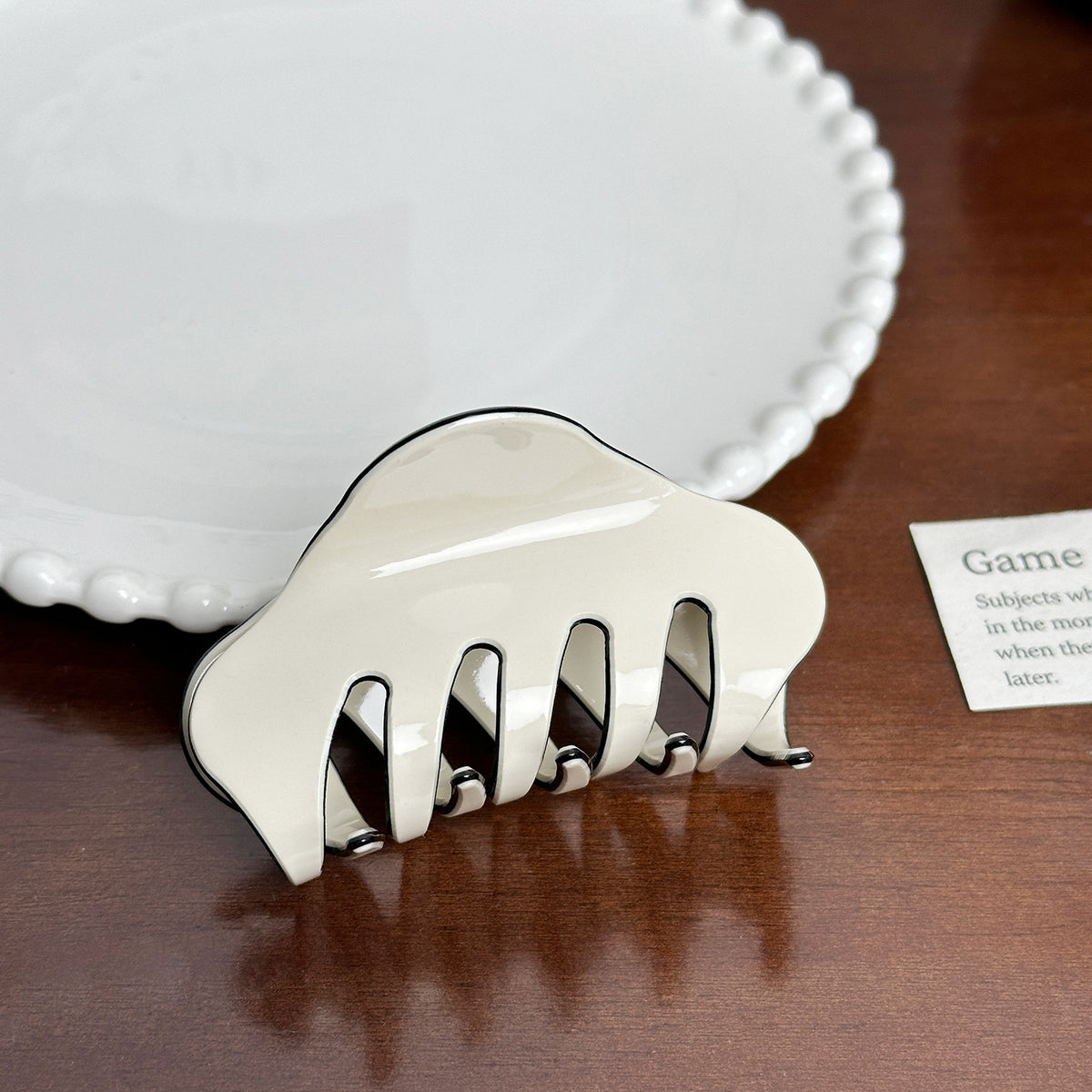 Elegant Acetate Hair Claw Clips - Size Small