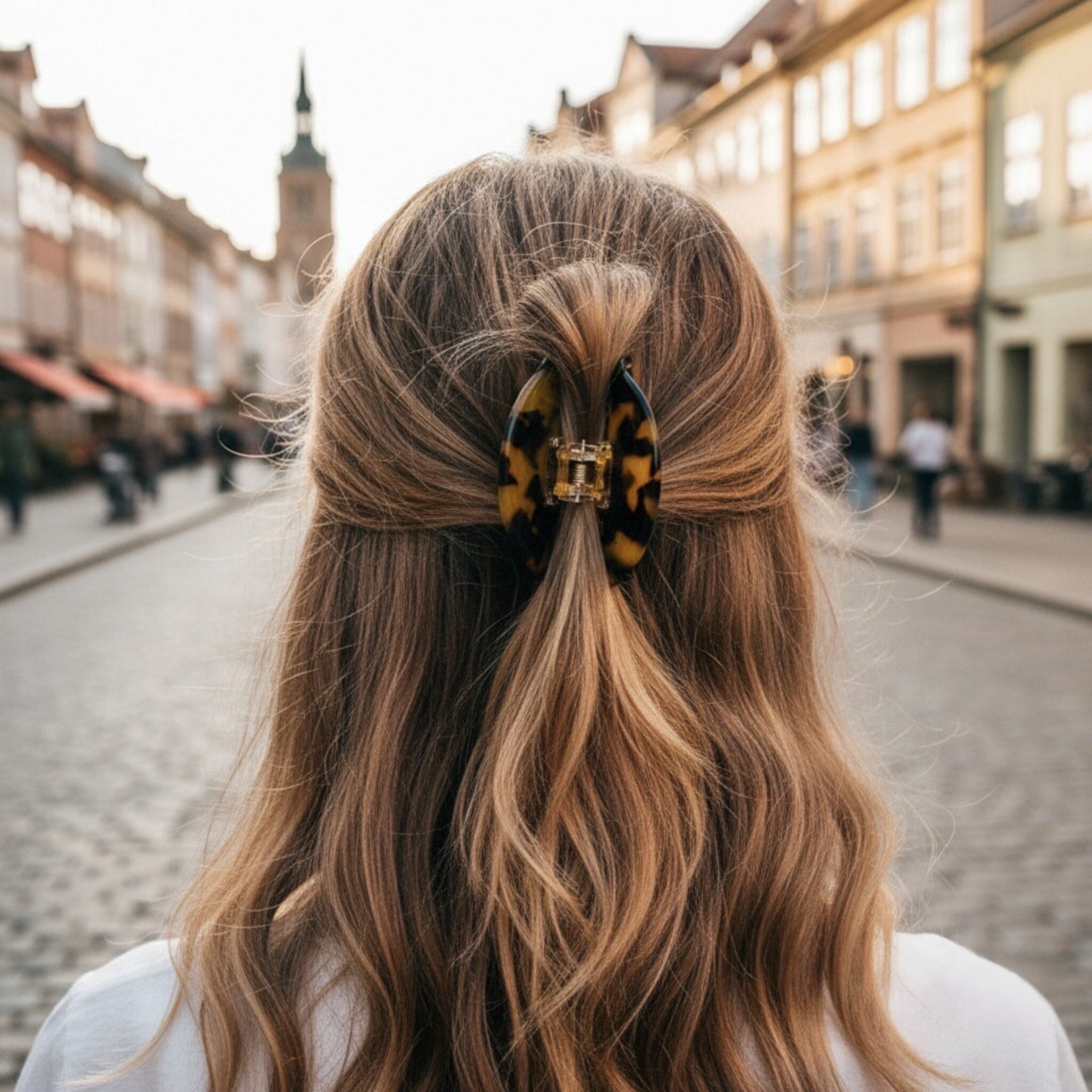 Memphis Style Half-Moon Hair Clips