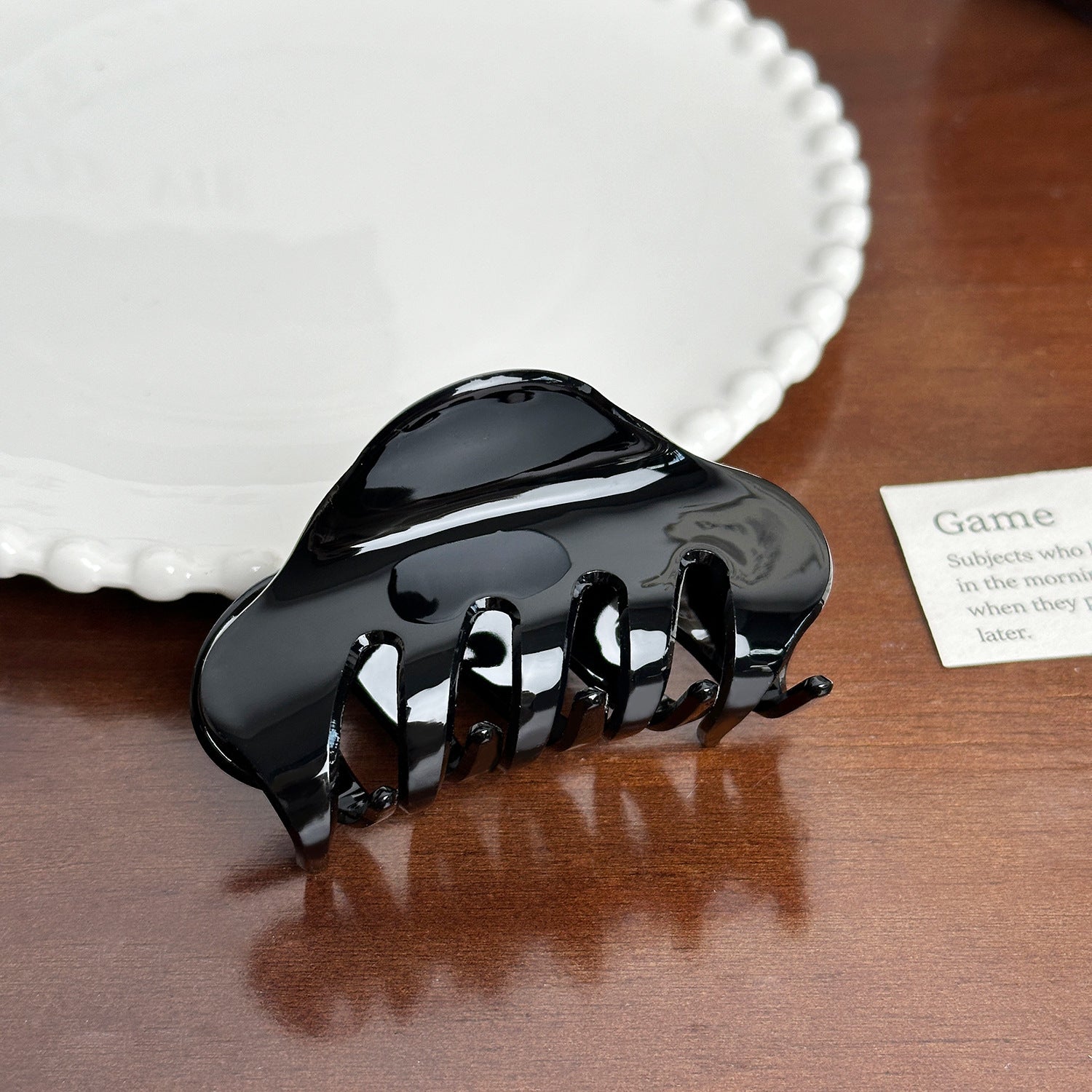 Elegant Acetate Hair Claw Clips - Size Small