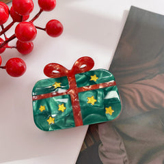 Christmas Gift Box Claw Clip