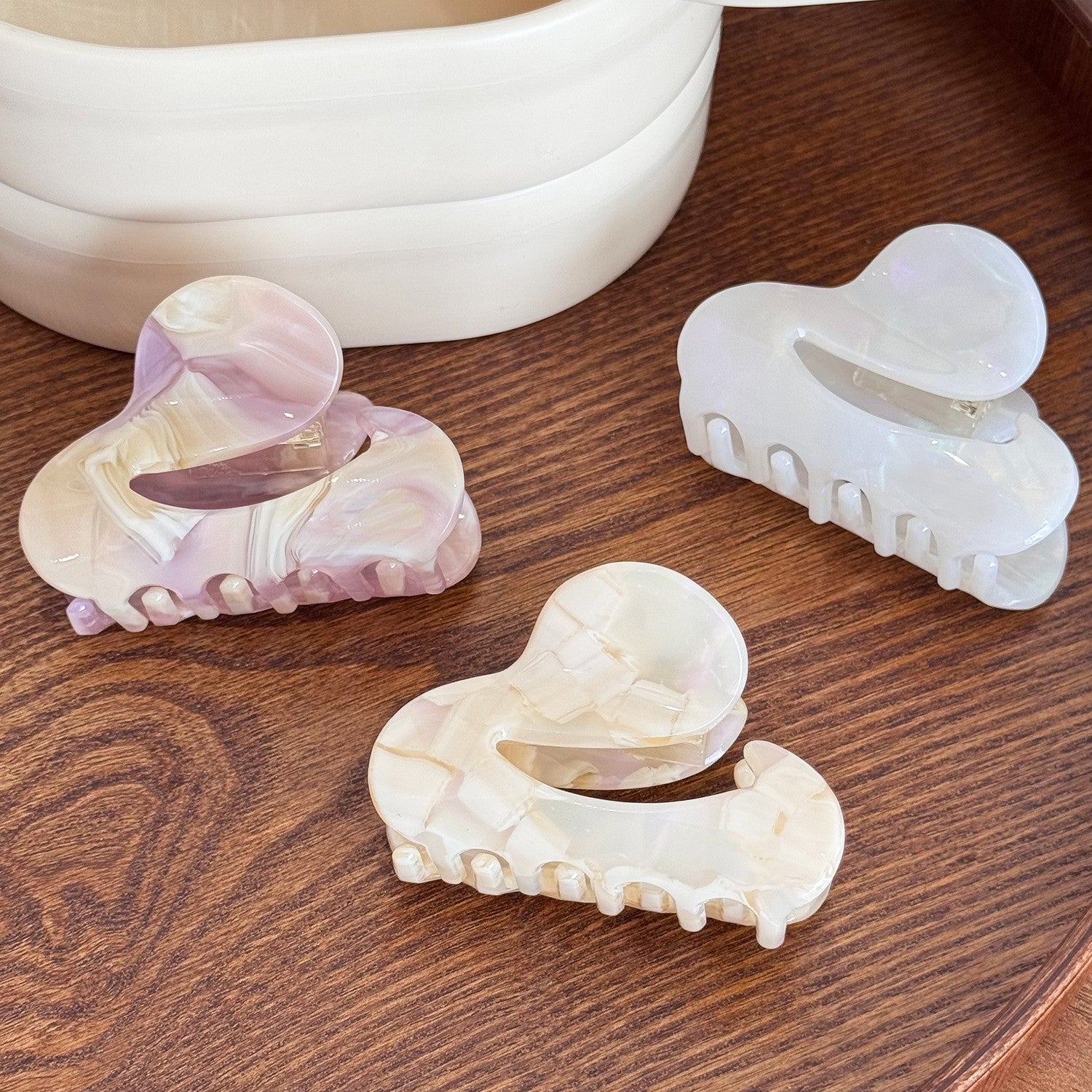 French Chic Acetate Hair Claw Clips
