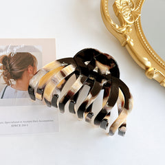 Vintage Acetate Pumpkin Hair Claw